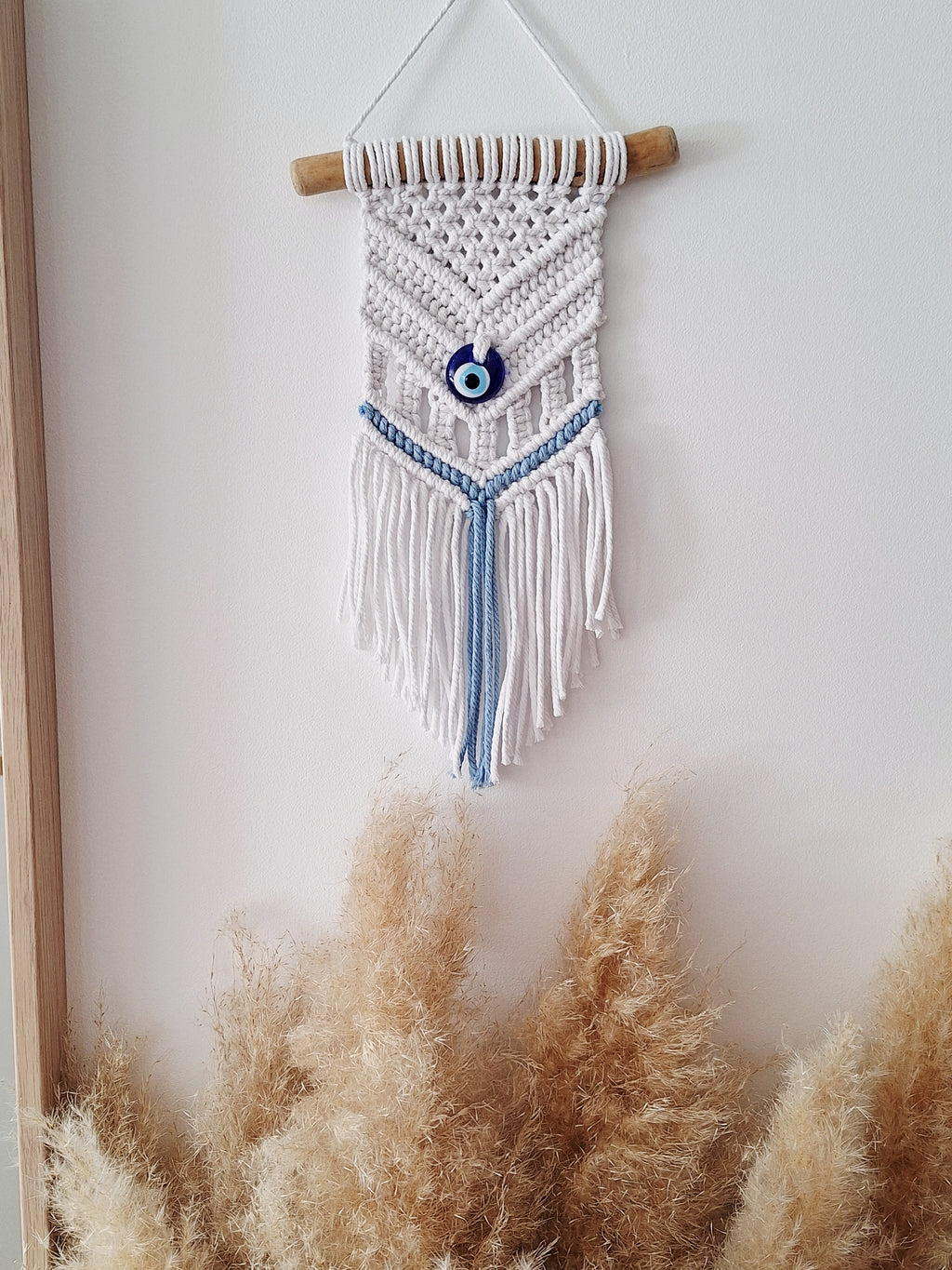 Macramé œil bleu protecteur