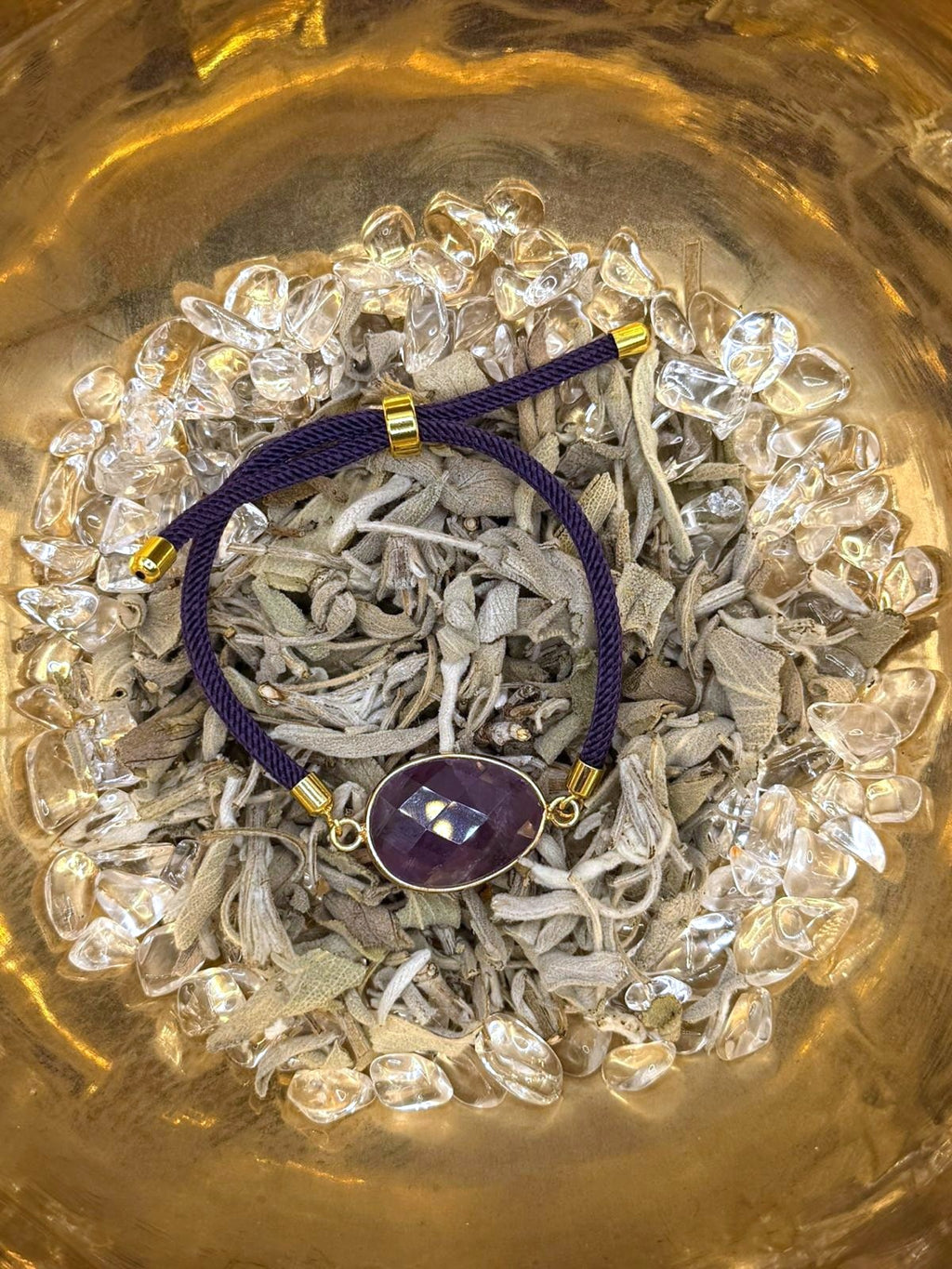 Bracelet Améthyste "Aura"