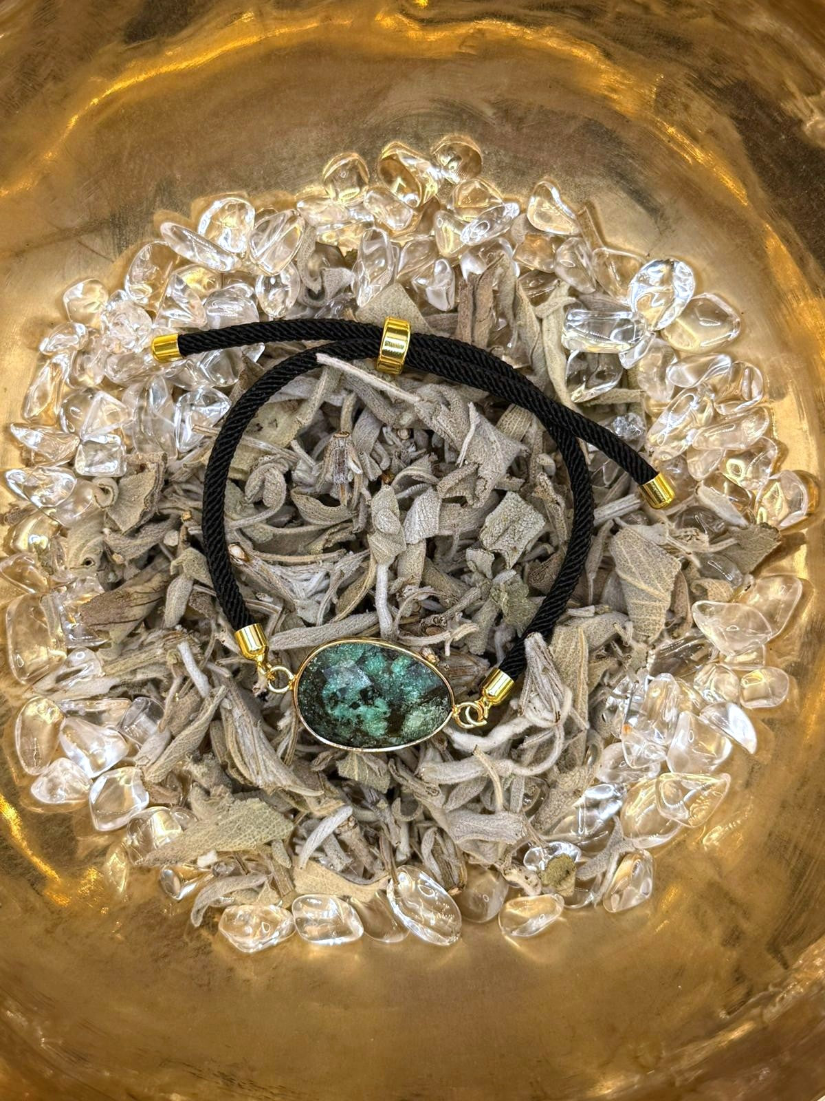 Bracelet Turquoise d'Afrique "Aura"