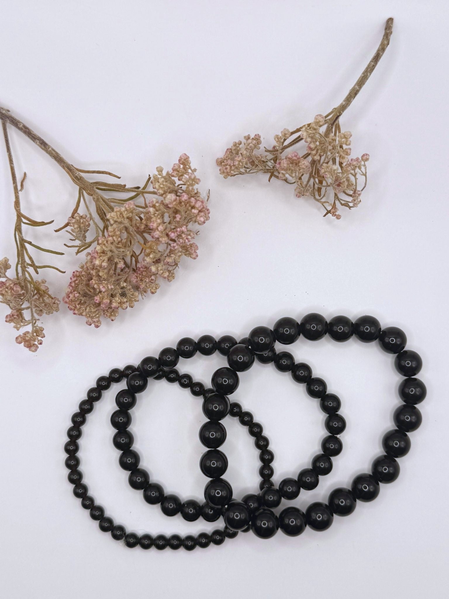 Bracelet  Obsidienne noire "Origine"