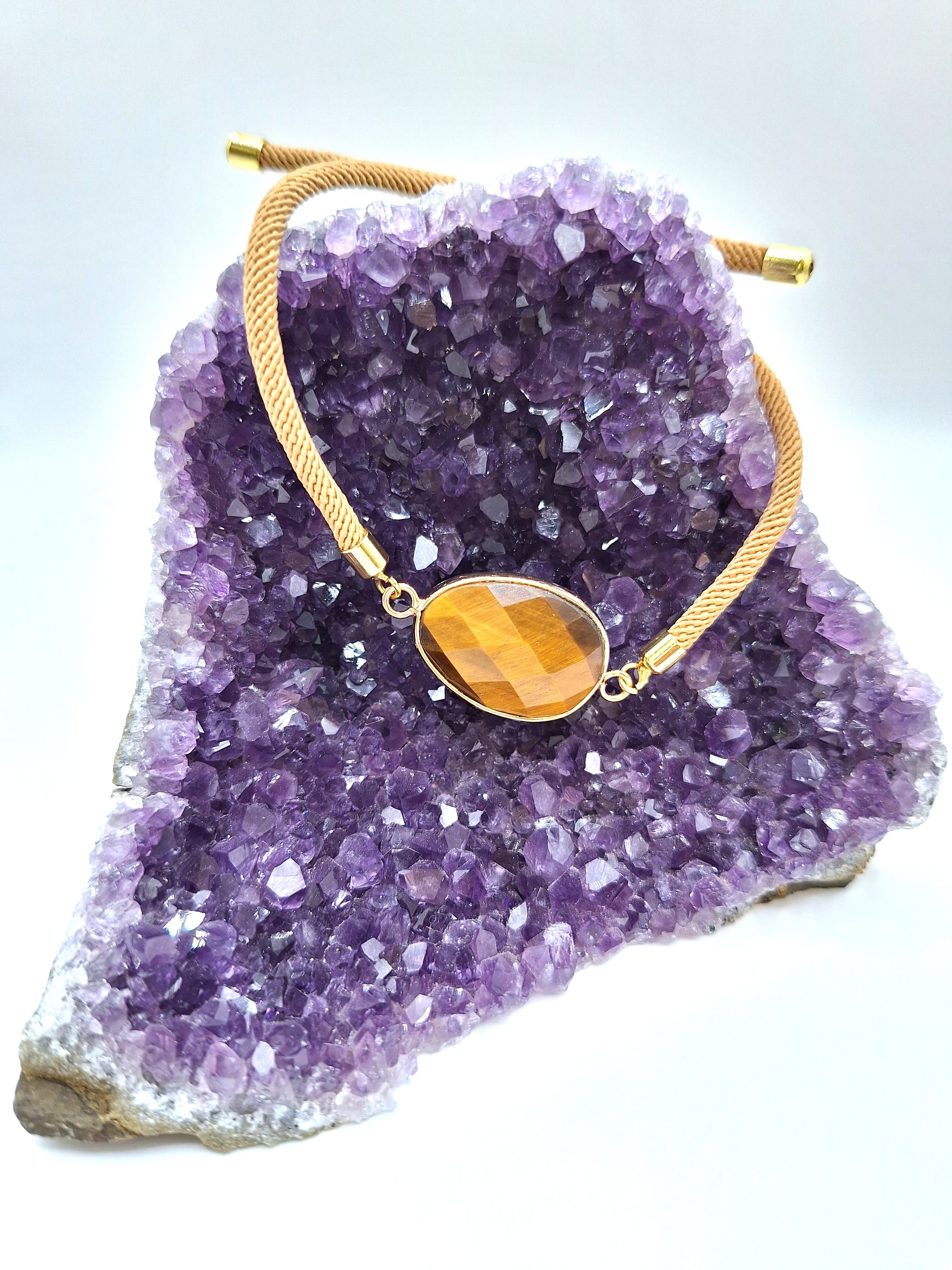 Bracelet Œil de tigre "Aura"