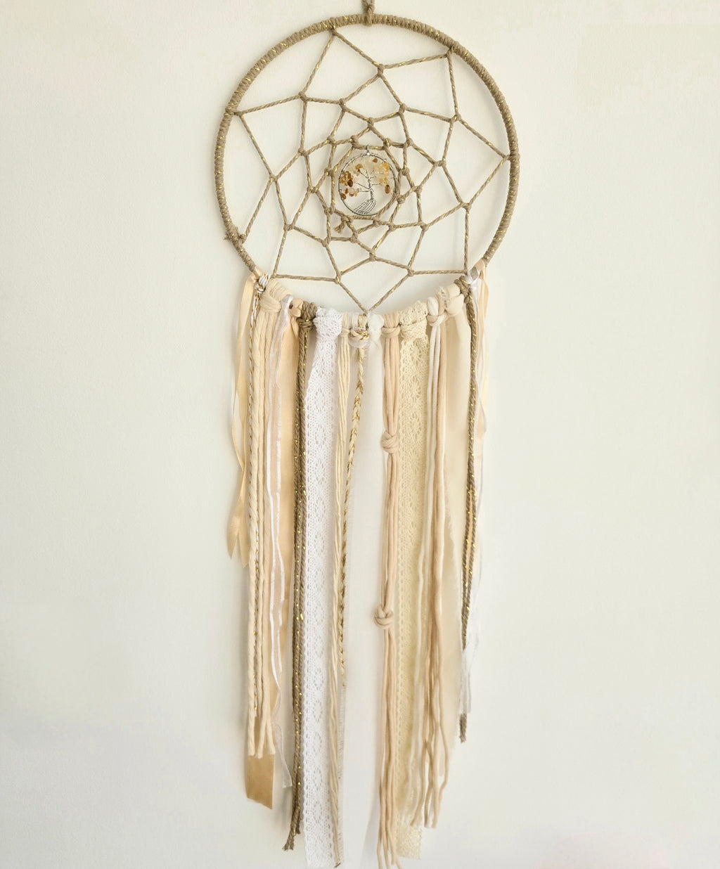 Attrape-rêves - Arbre de vie Citrine