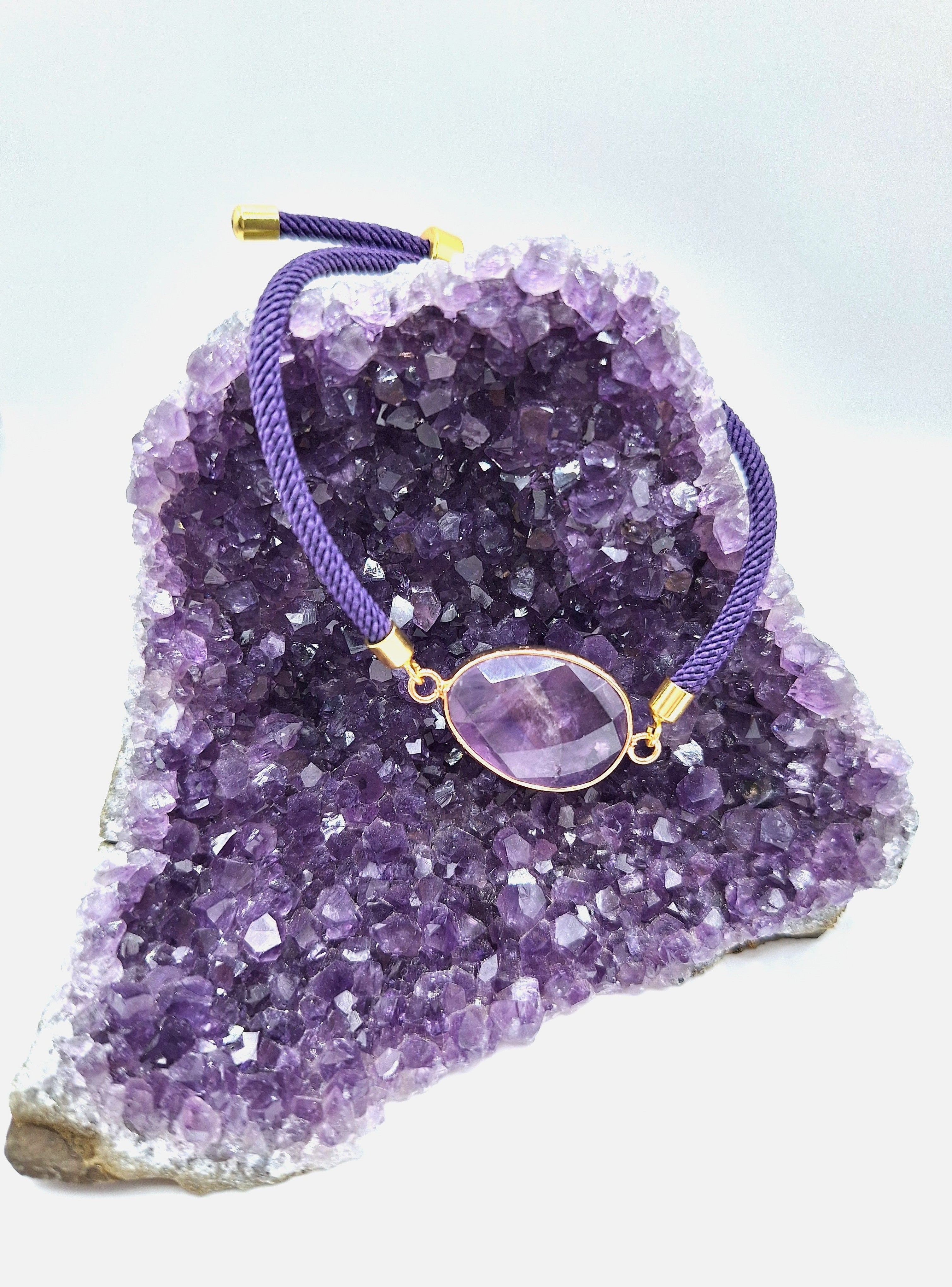 Bracelet Améthyste "Aura"