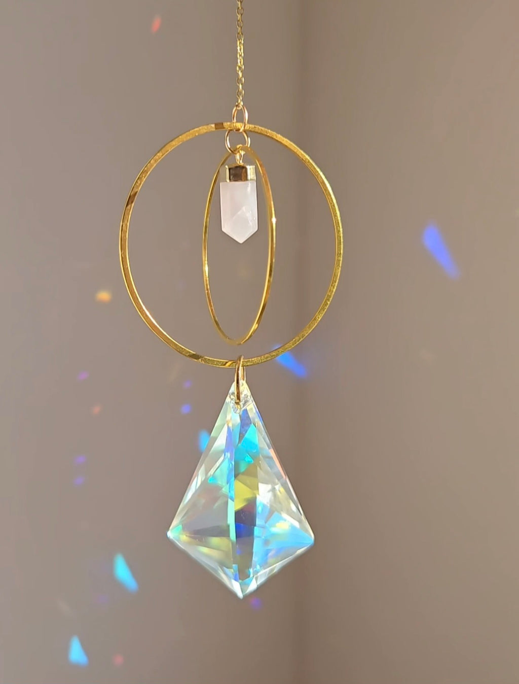 Attrape-soleil Quartz rose