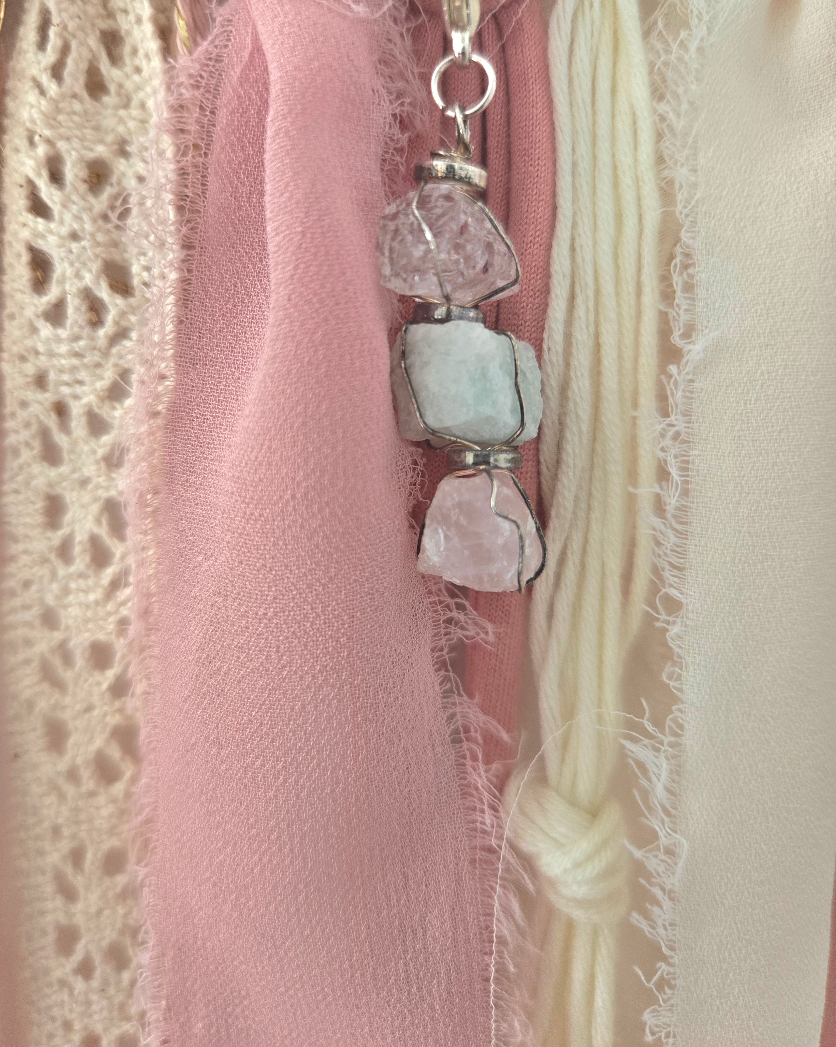 Attrape-rêves vieux rose