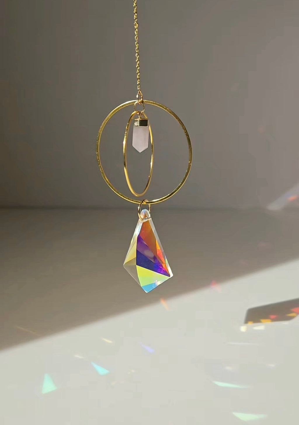 Attrape-soleil Quartz rose