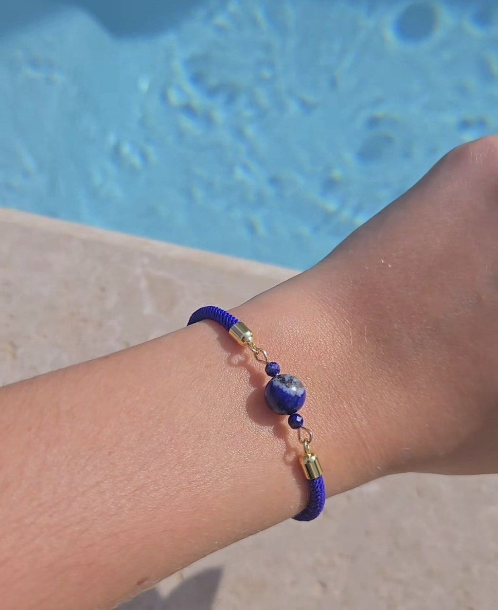 Bracelet Lapis lazuli "Equilibre"