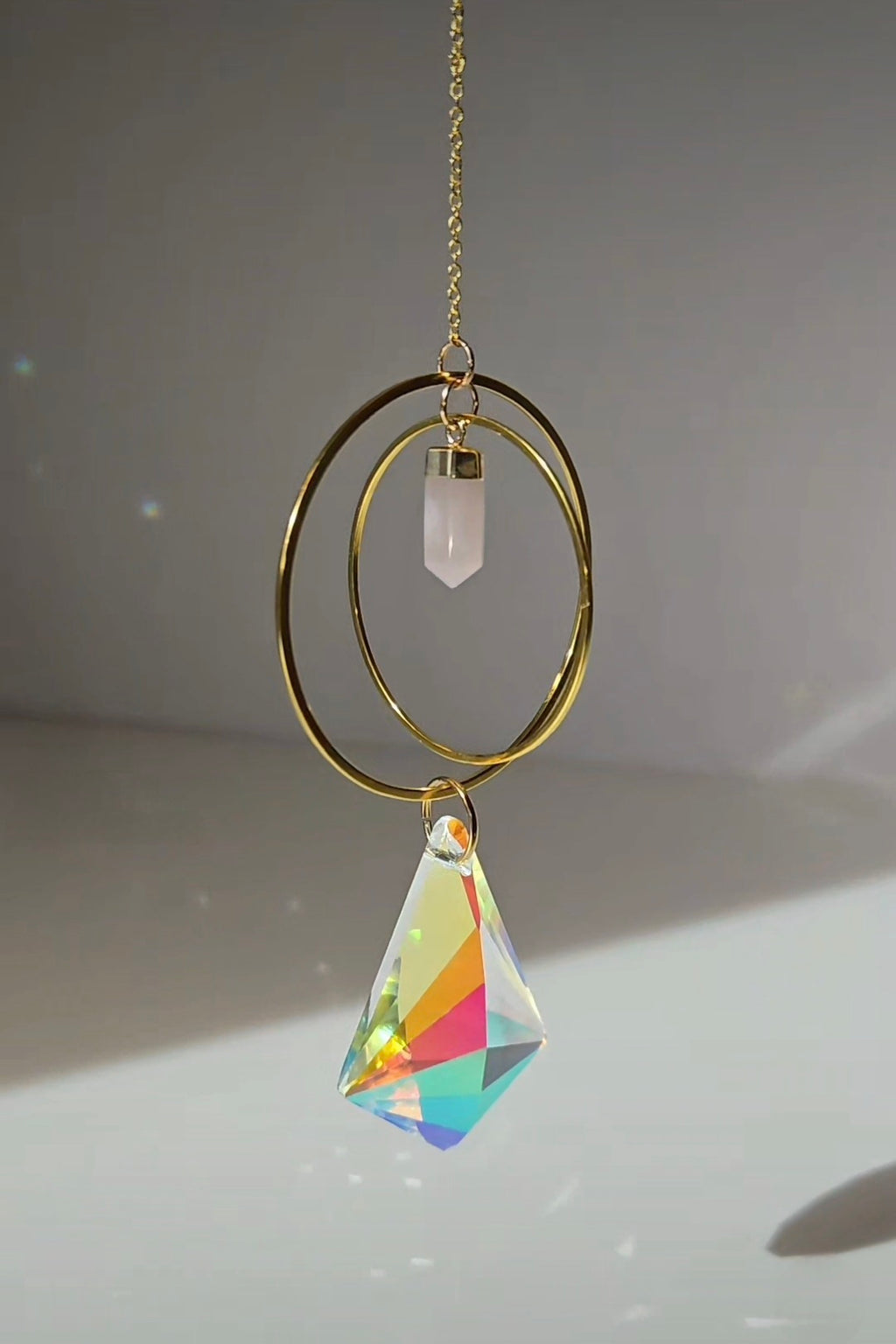 Attrape-soleil Quartz rose