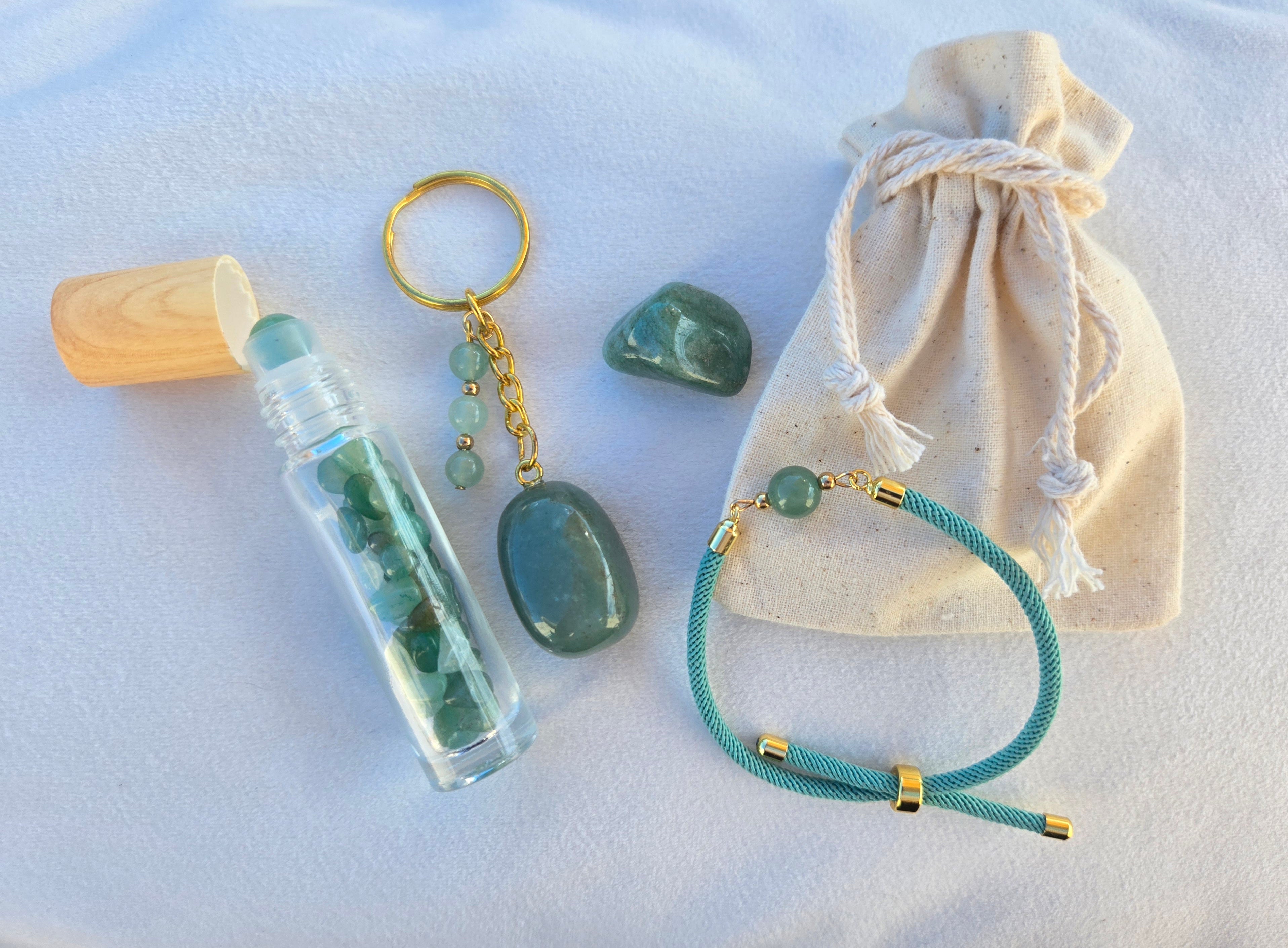 Coffret Aventurine verte