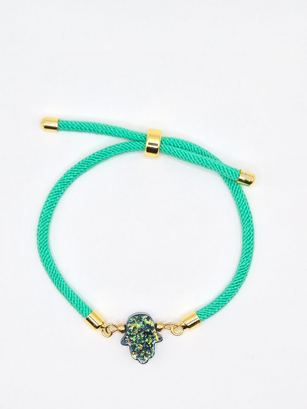 Bracelet Main de Fatma - Vert