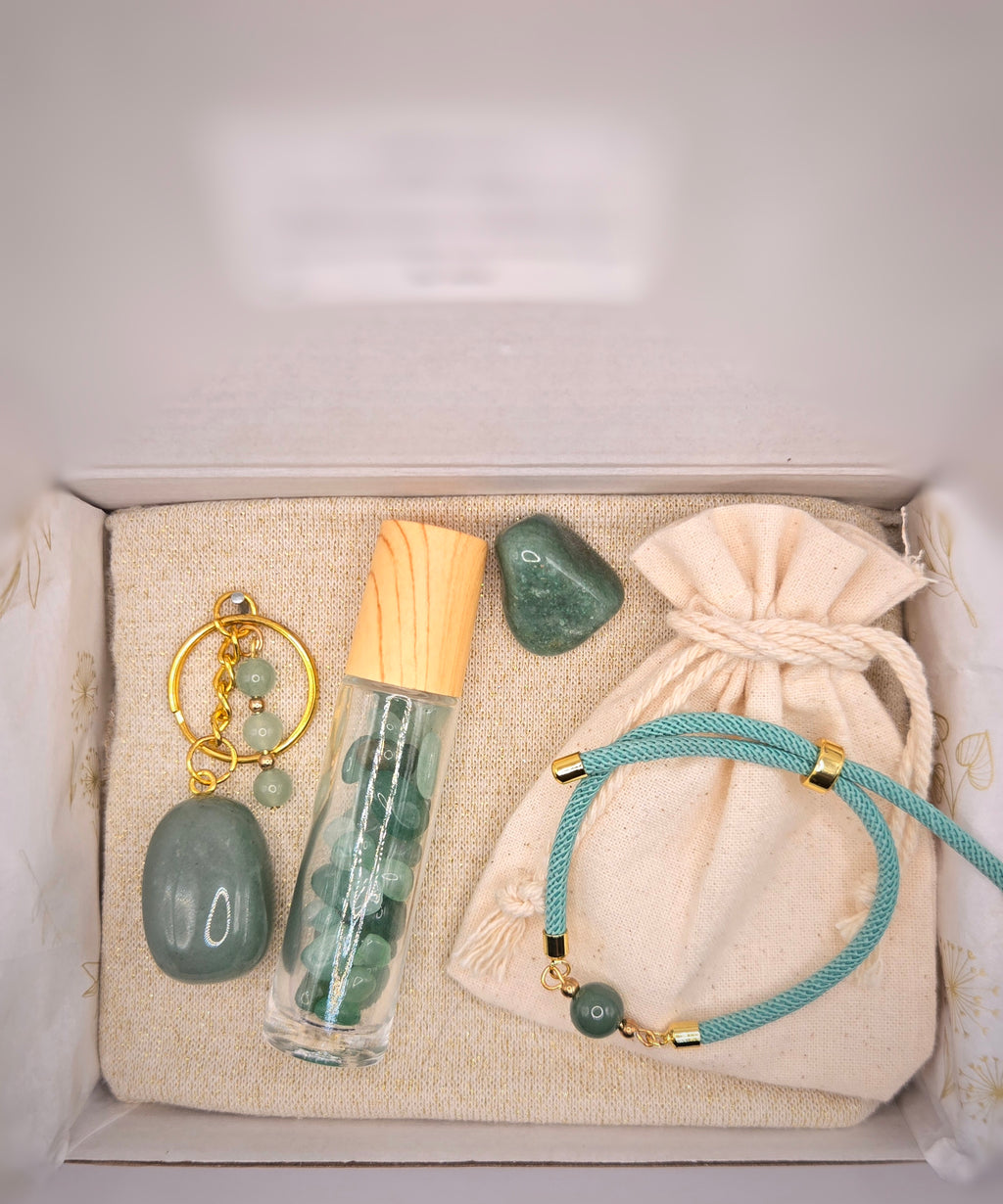 Coffret Aventurine verte