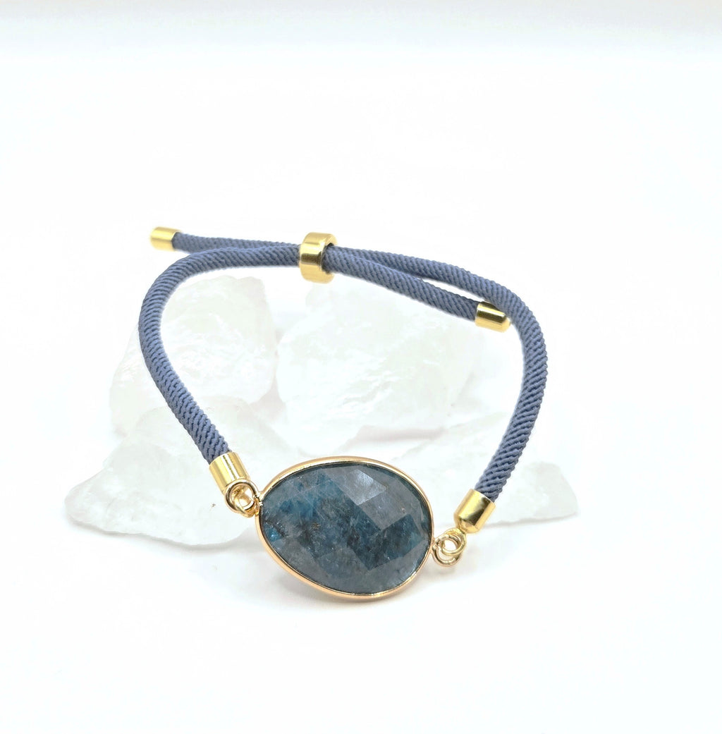 Bracelet Apatite bleue "Aura"