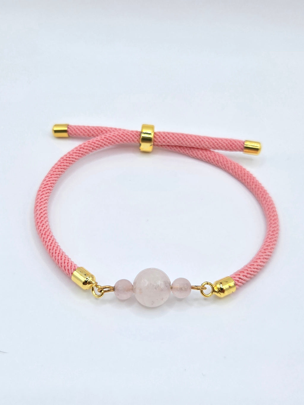 Bracelet Quartz rose "Equilibre"