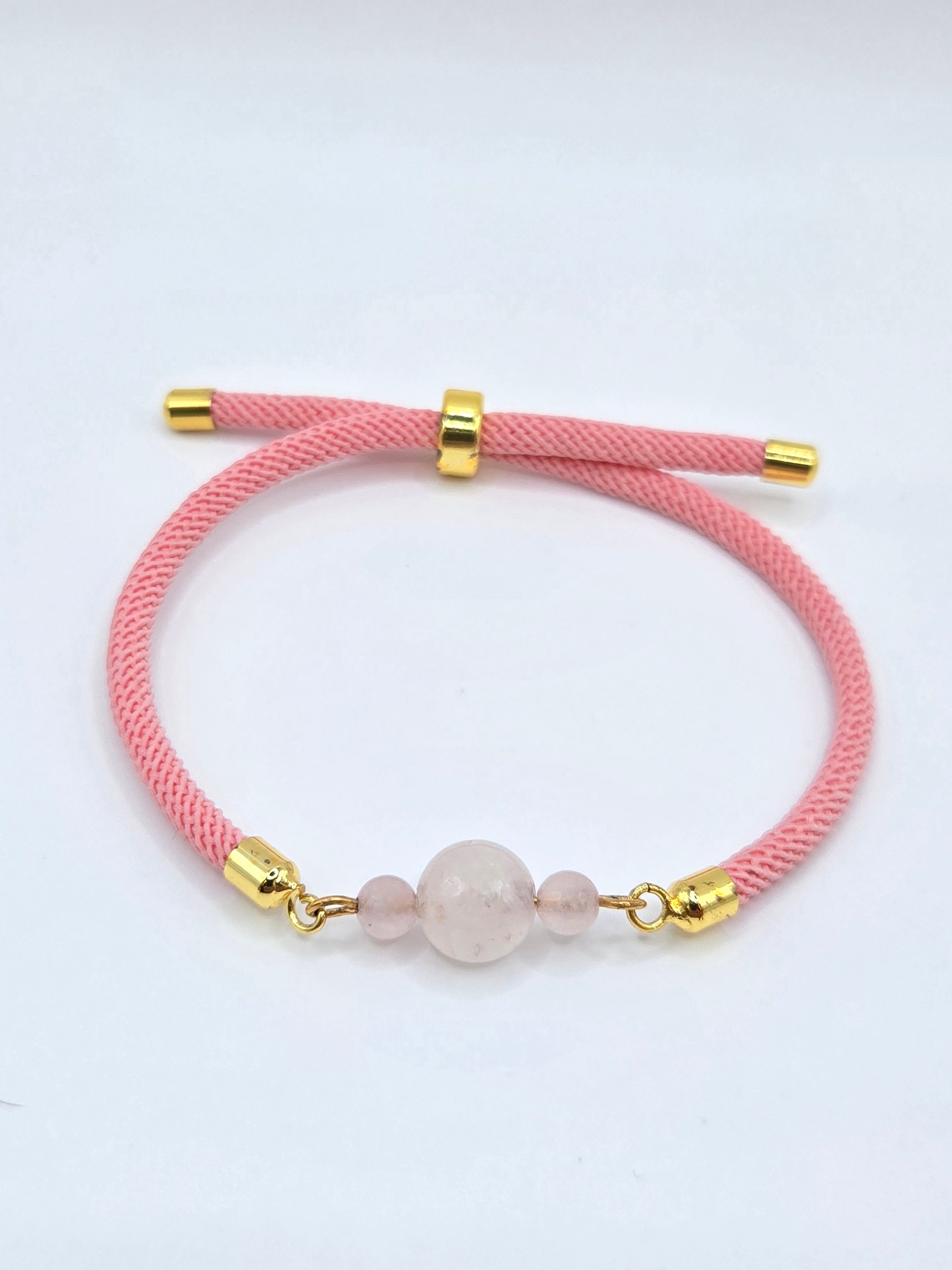 Bracelet Quartz rose "Equilibre"