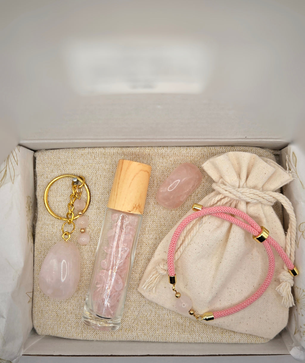 Coffret Quartz rose