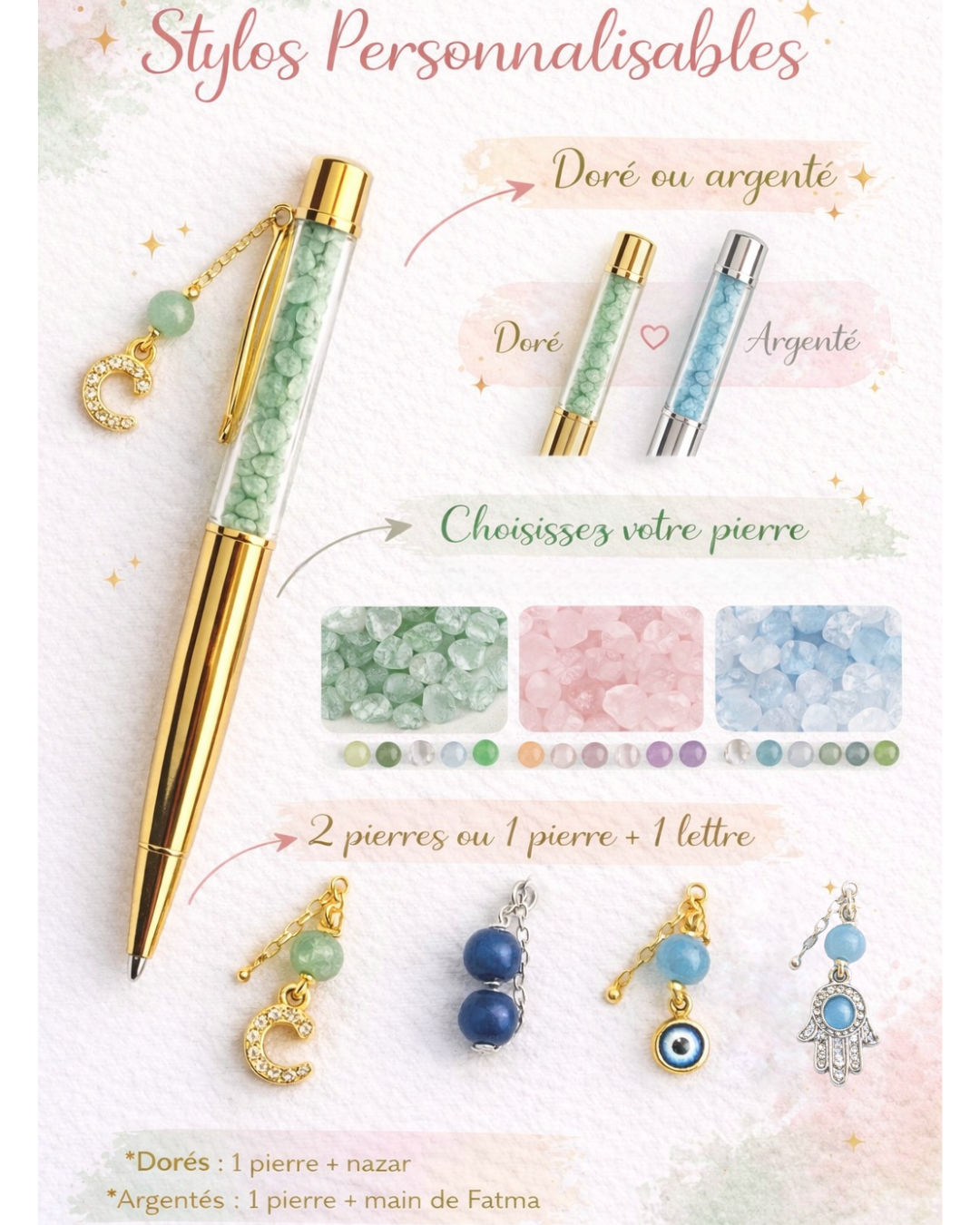 Stylos personnalisables