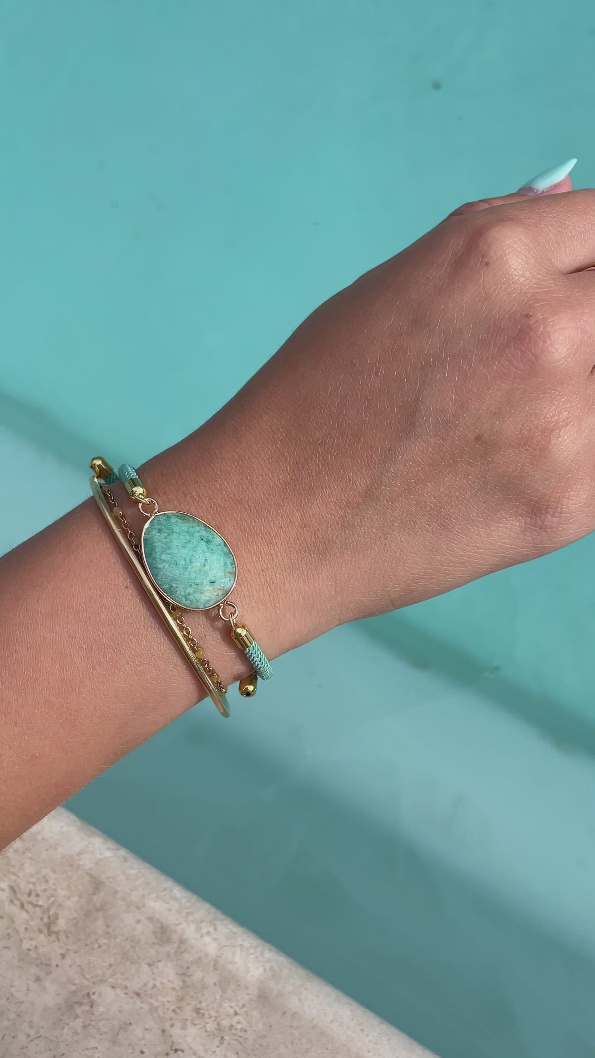 Bracelet "Aura" Amazonite