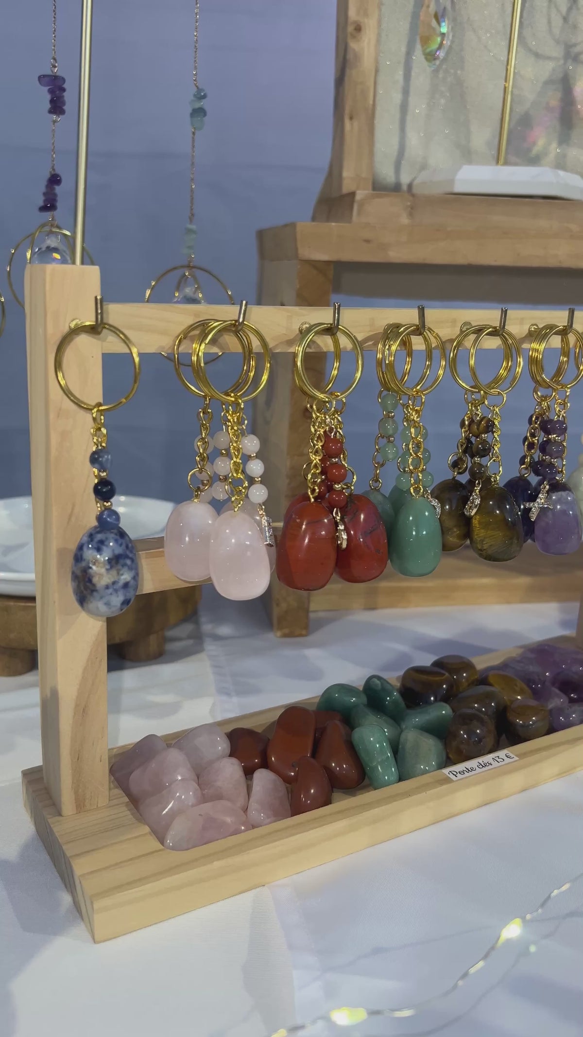 Porte-clés / Bijou de sac en Amazonite