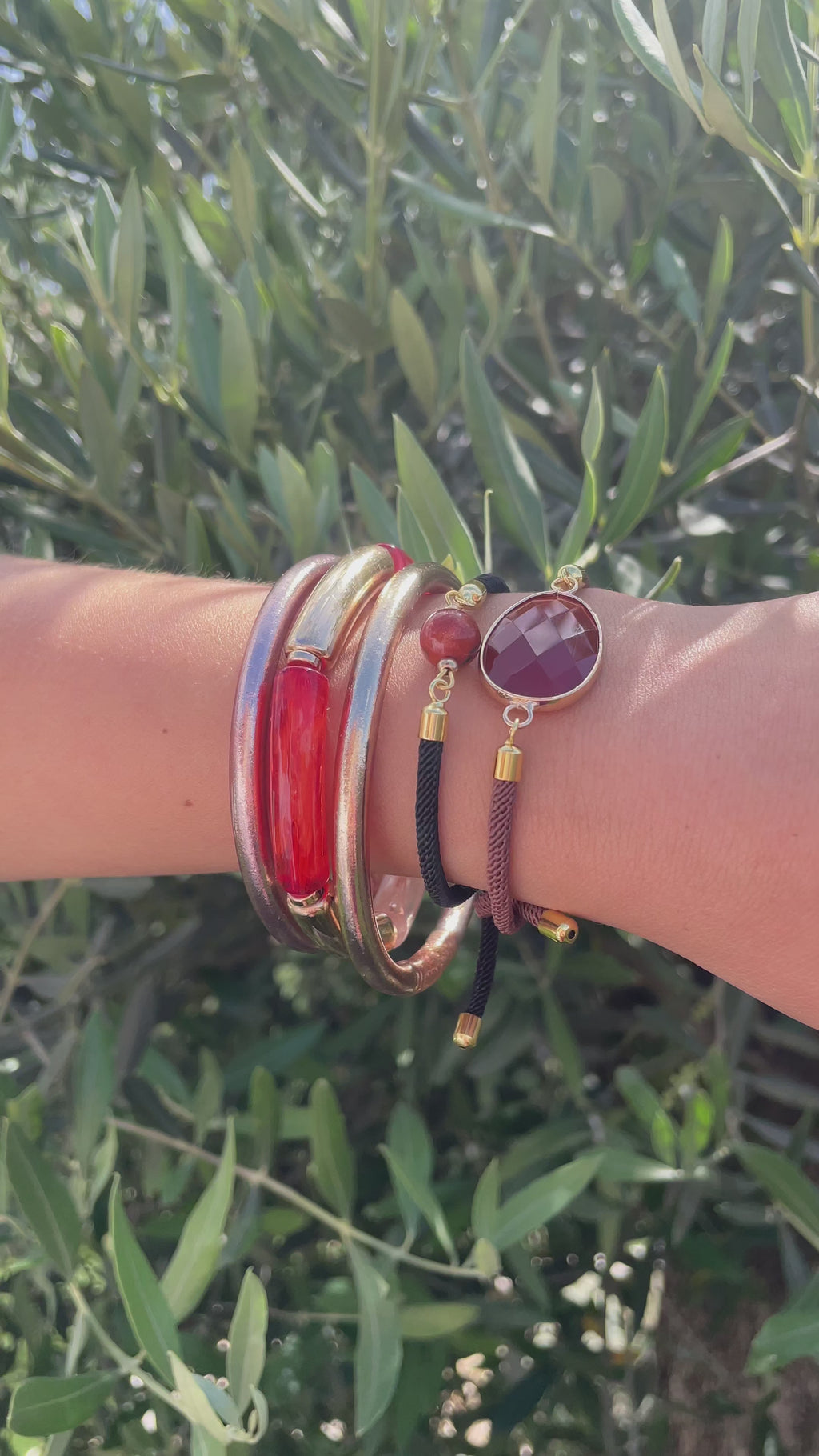 Bracelet "Aura" Cornaline