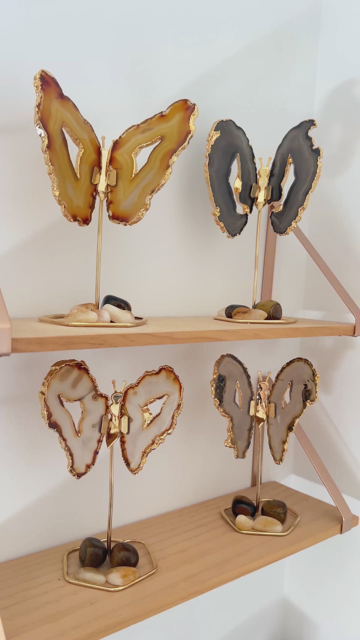 Papillon en Agate