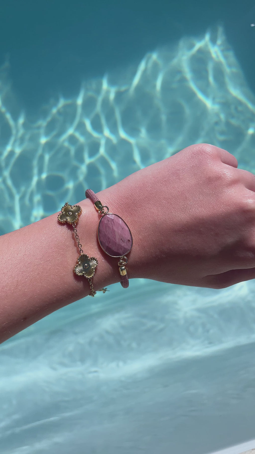 Bracelet "Aura" Rhodonite
