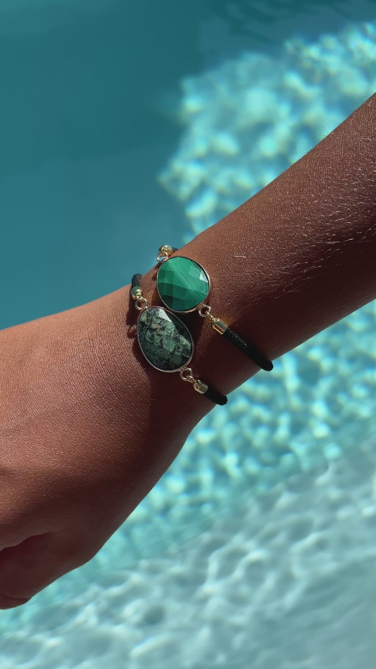 Bracelet "Aura" Turquoise d'Afrique