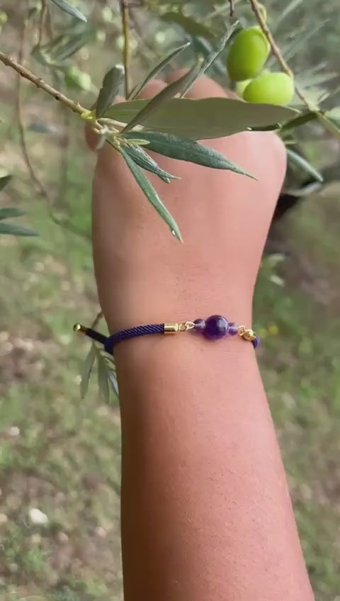 Bracelet "Equilibre" Améthyste