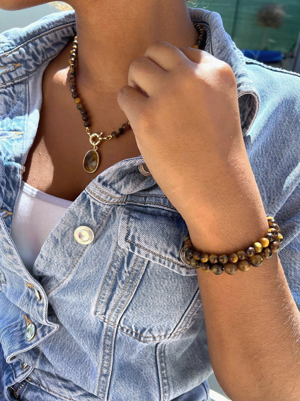 Bracelet "Origine" Oeil de tigre