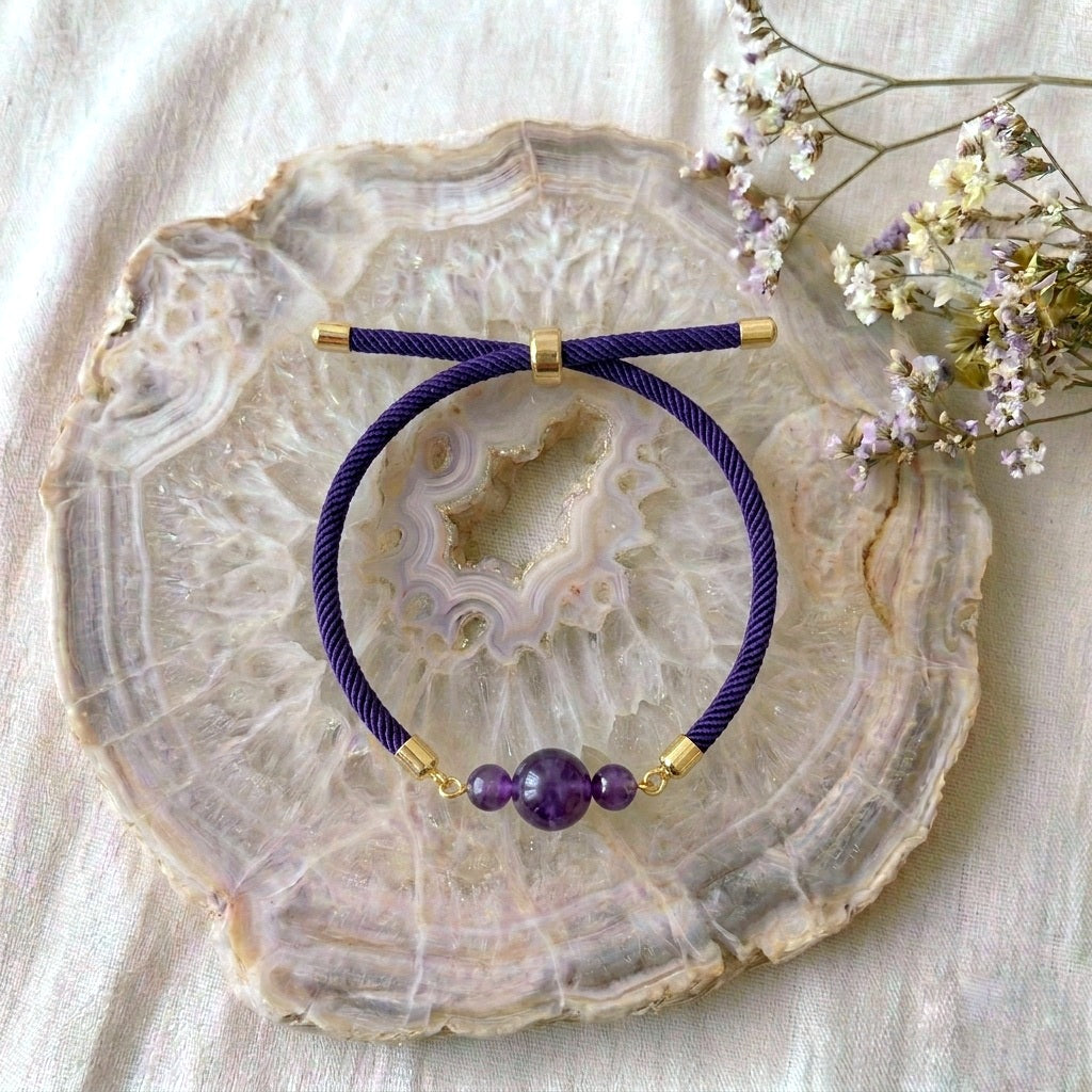 Bracelet "Equilibre" Améthyste