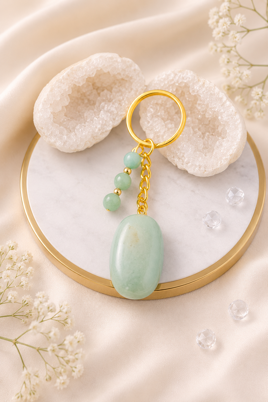 Porte-clés / Bijou de sac en Amazonite