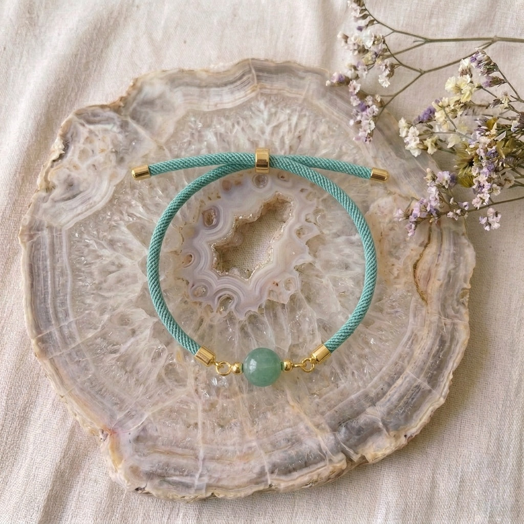 Bracelet "Essentiel" Aventurine verte