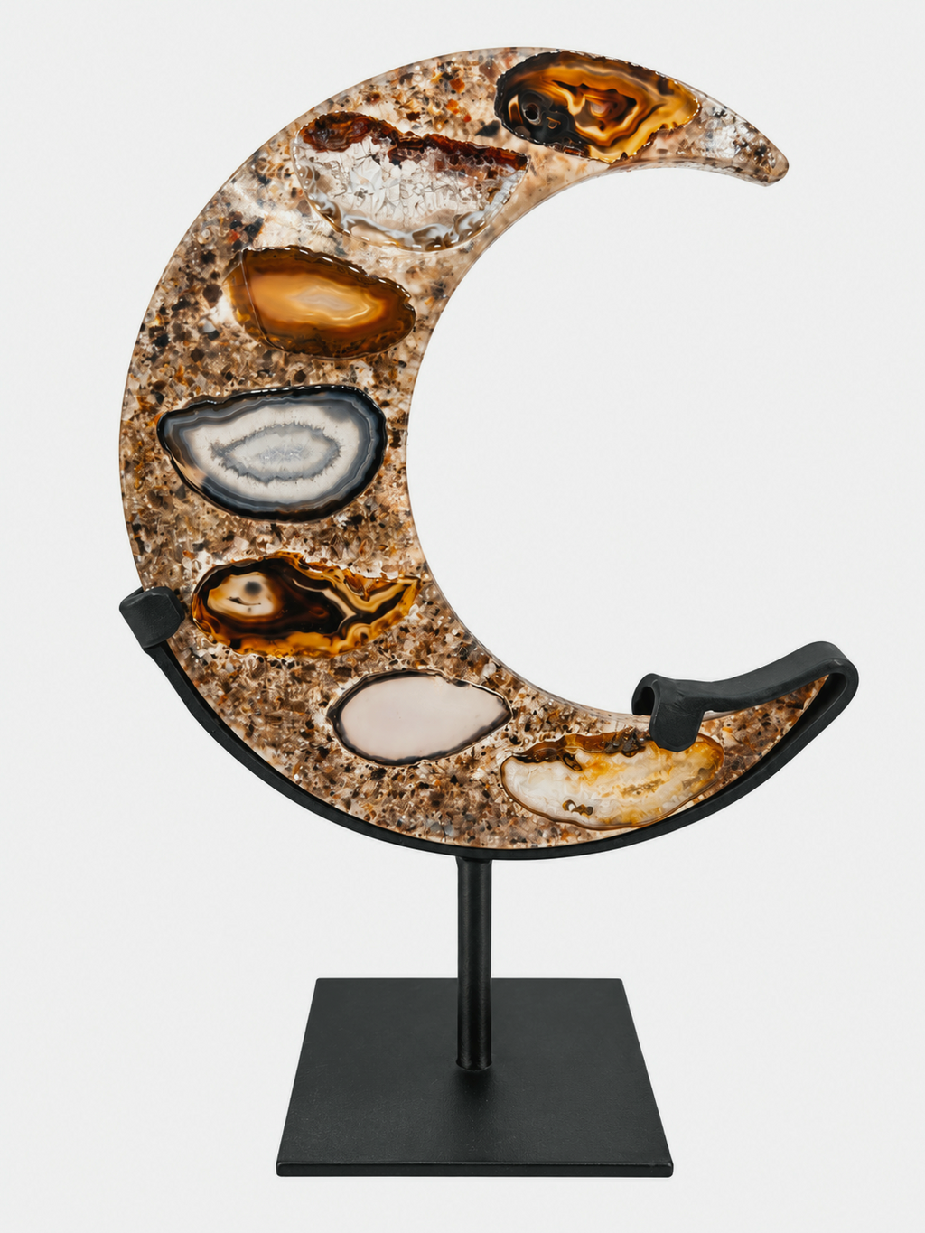Lune en Agate naturelle