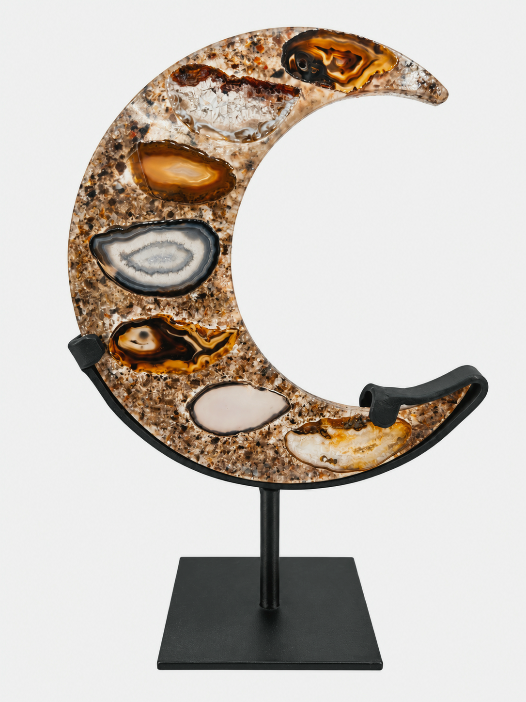 Lune en Agate naturelle
