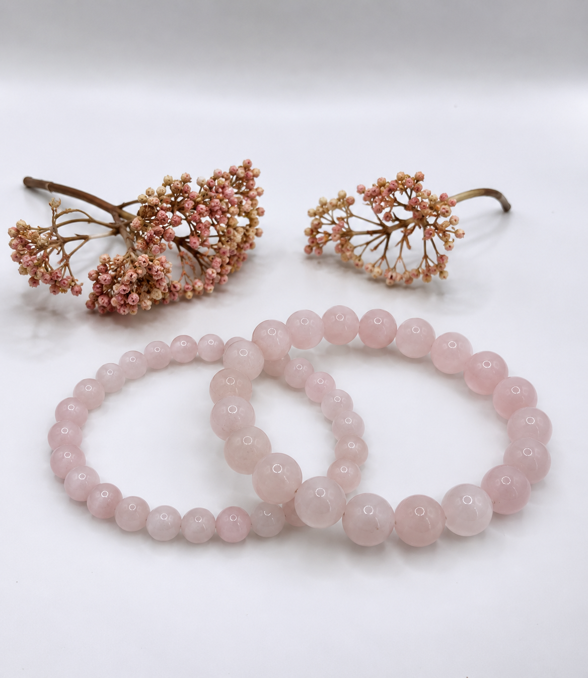 Bracelet "Origine" Quartz rose