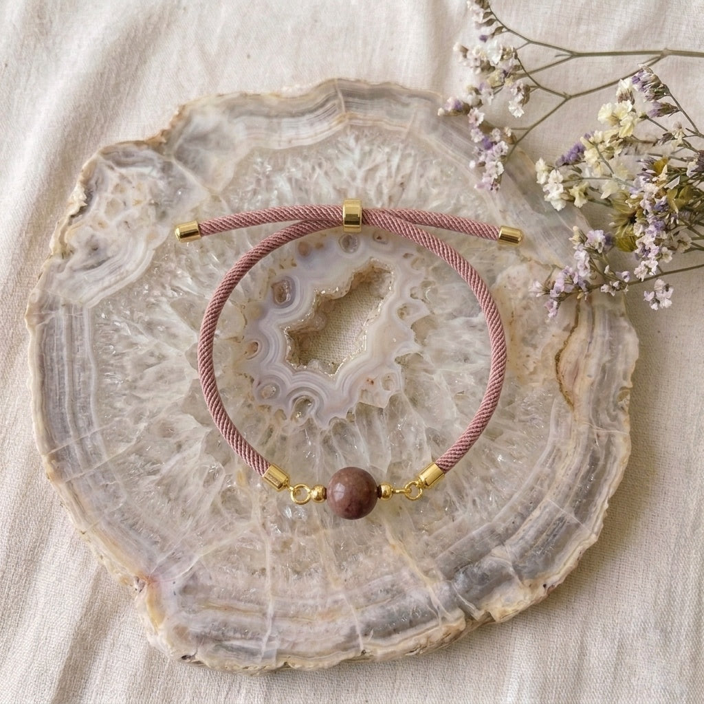 Bracelet "Essentiel" Rhodonite