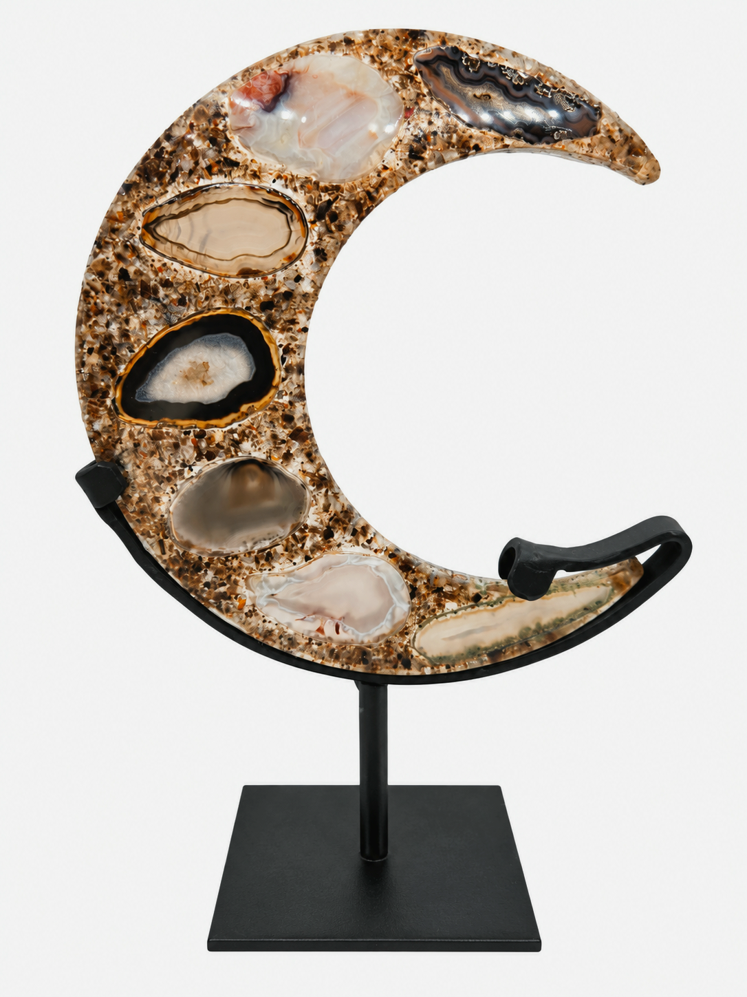 Lune en Agate naturelle