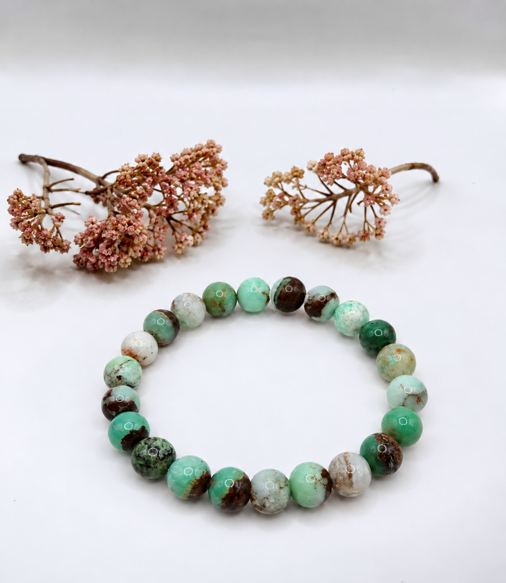 Bracelet "Origine" Chrysoprase