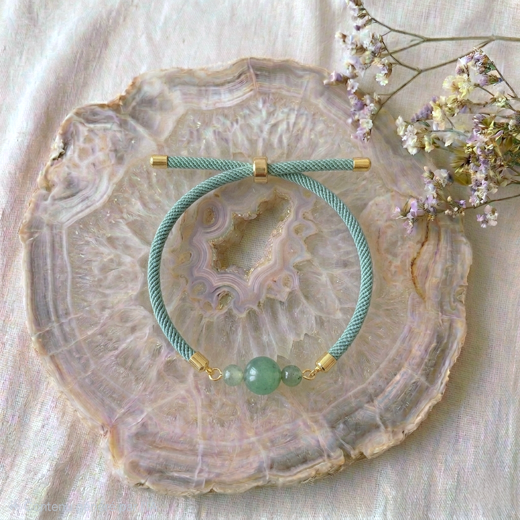 Bracelet "Equilibre" Aventurine verte