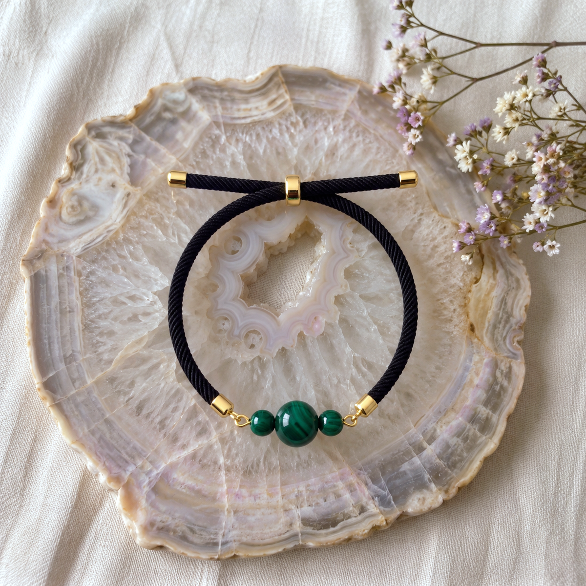 Bracelet "Equilibre" Malachite