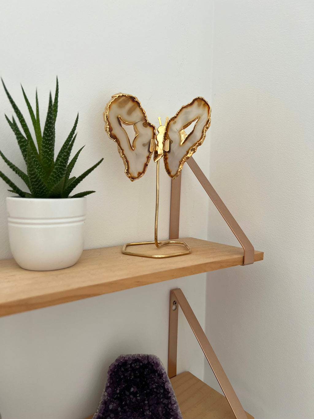 Papillon en Agate
