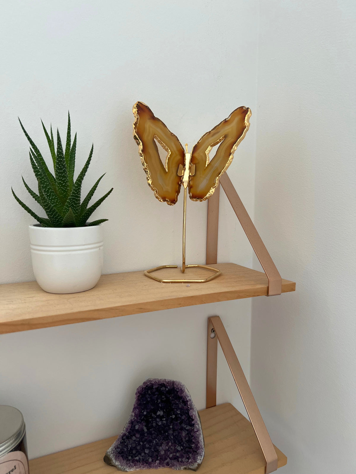 Papillon en Agate