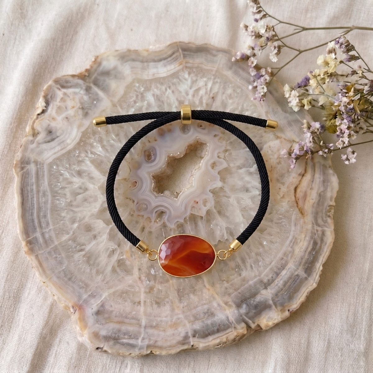 Bracelet "Aura" Cornaline