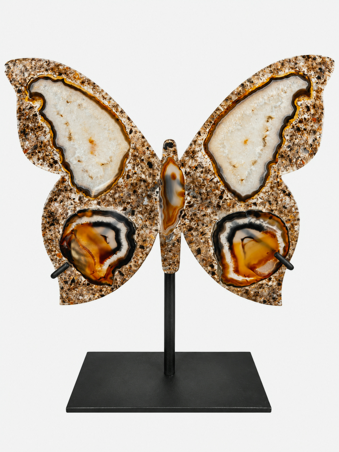 Papillon en Agate naturelle