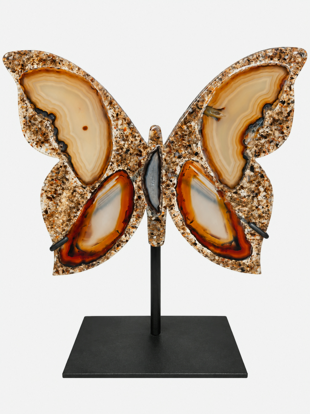 Papillon en Agate naturelle
