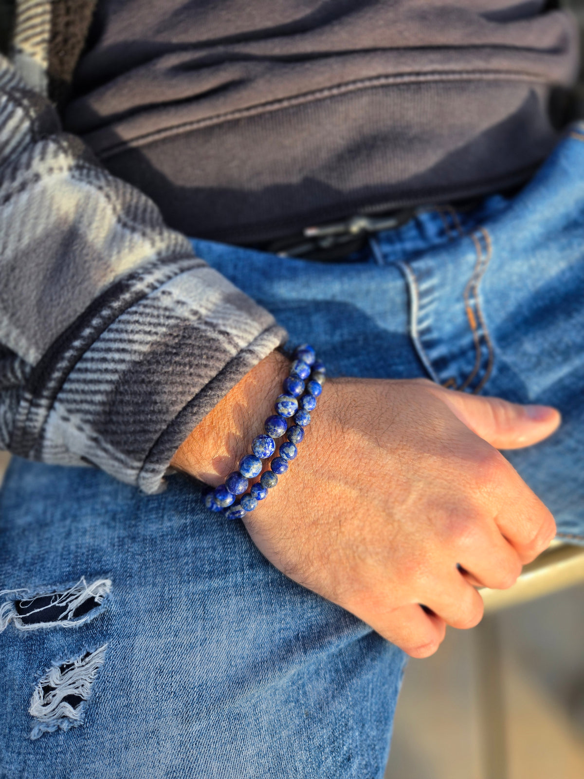 Bracelet "Origine" Lapis lazuli