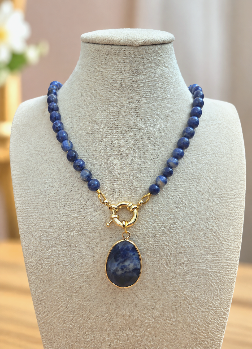Collier "Aura" Sodalite